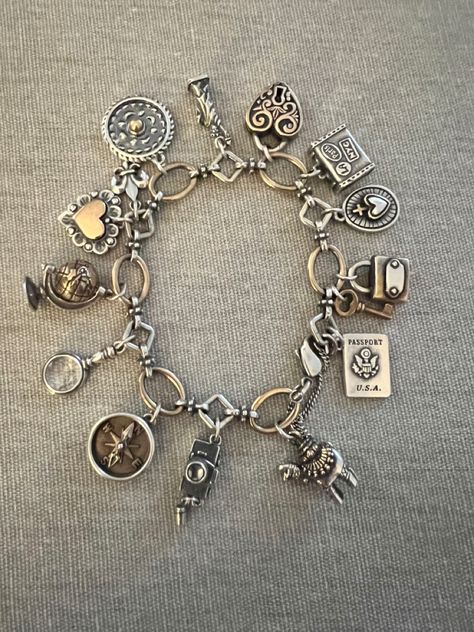 James Avery Charm, James Avery Charm Bracelet, James Avery Bracelet, Travel Bracelet, Bracelets Bead, James Avery Charms, Handmade Charm Bracelets, Diy Charm Bracelet, Mixed Metal Jewelry