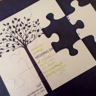 Why not opt for a little more unusual Wedding Invitation....? Puzzle Theme, Unusual Wedding Invitations, Hope Box, Wedding Invitations Unique, Wedding Puzzle, Unusual Wedding, Homemade Wedding, Creative Wedding Invitations, Unusual Weddings