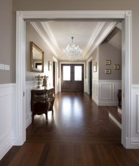 French Provincial Home, Provincial Home, Provincial Style, French Provincial Style, تصميم للمنزل العصري, Hallway Designs, Foyer Design, 아파트 인테리어, Custom Built Homes