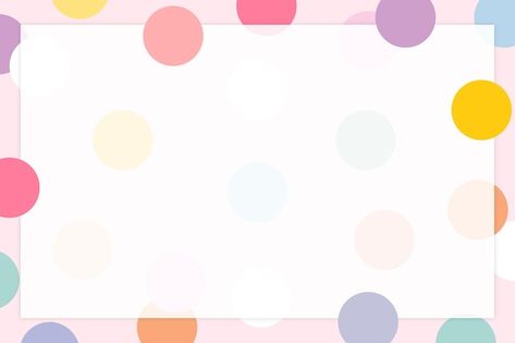 Cake Wallpaper, Desktop Background Images, Floral Cards Design, Free Illustration Images, Colorful Frames, Powerpoint Design Templates, Pastel Designs, Polka Dot Background, Photo Logo Design