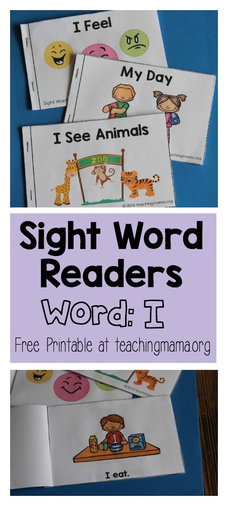 Sight Word Readers, Preschool Sight Words, Teaching Mama, Sight Word Books, Teaching Sight Words, Phonics Books, Class Activity, Preschool Reading, Sight Word Reading