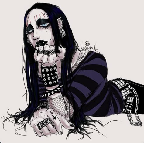 Cybergoth Art, Morute Art, Goth Reference, Goth Art Drawing, Alternative Drawings, Goth Drawings, Emo Art, Goth Art, Wow Art