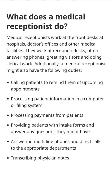 Medical Receptionist Aesthetic, Practice Manager, Medical Practice Management, Medical Receptionist, Veterinary Receptionist, Receptionist Jobs, Nursing Motivation, Job Interview Advice, Health Administration