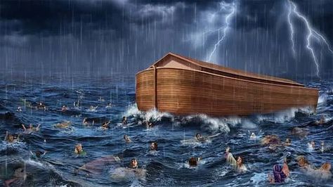 The Great Flood: 7 Lessons From This Huge Event Pre Tribulation Rapture, Noah Flood, Shut The Door, Noah S Ark, Bible Pictures, Destroyer Of Worlds, Christian Pictures, Noahs Ark, God Almighty