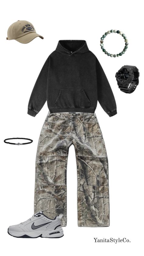 Camo Pants Outfit Men, Camo Pants Men, Camo Pants Outfit, Mood Clothes, Classy Outfits Men, Pants Outfit Men, Streetwear Inspo, Basketball Clothes, Outfits Y2k