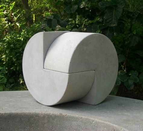 Cast Concrete, Geometric Sculpture, Object Drawing, Steel Sculpture, T Art, Ceramics Ideas Pottery, Stone Sculpture, Basic Shapes, Paper Sculpture