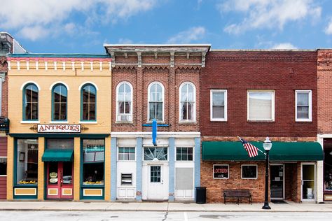 Lawyer's Office, Town Building, Street Stock, Old Bricks, Iowa City, Building Facade, Brick Building, Architecture Photo, Street Photo