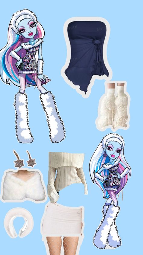 Abby Abominable Outfits, Abby Bominable Costume, Abbey Bominable Cosplay, Abbey Bominable Outfit, Monster High Abby, Abby Abominable, Abby Bominable, Monster High Halloween Costumes, Monster High Halloween