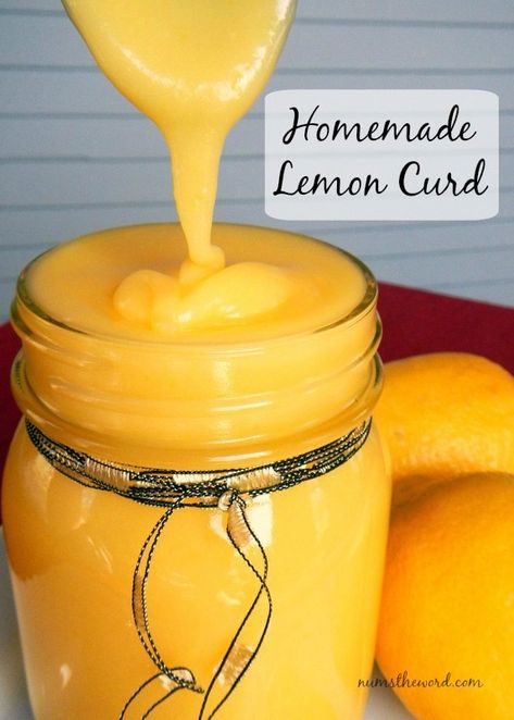 Easy Lemon Curd, Homemade Lemon Curd, International Desserts, Lemon Curd Recipe, Lemon Custard, Curd Recipe, Lemon Desserts, Lemon Recipes, Sweet Tarts