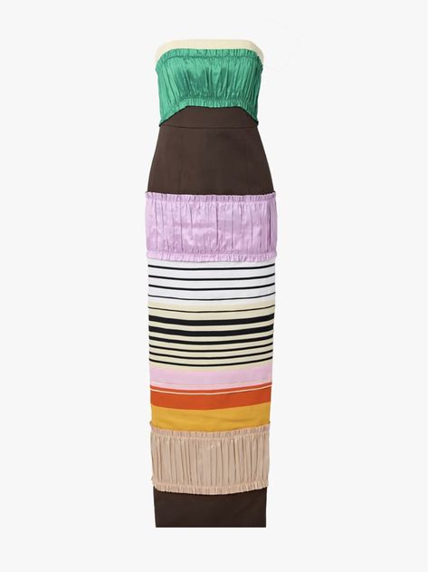 Chloe Malle’s Summer Fashion Edit Strip Skirt, Mirror Jacket, Christopher John Rogers, Drape Gowns, Summer 2025, Flat Dress Shoes, Dress Flats, Column Dress, Fashion 2024