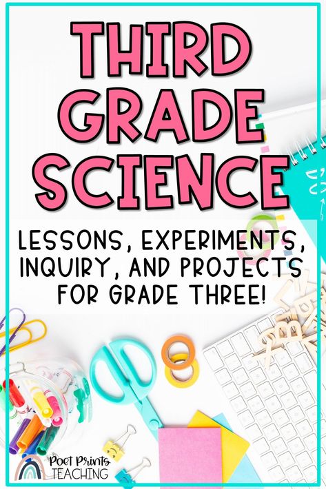 Grade 3 science lessons and ideas for teachers... especially in BC! These lessons, ideas, projects, experiments, and inquiry, cover all topics and will have you ready to teach science to students in third grade. Science Activities For Third Grade, Experiments For 3rd Grade, 3rd Grade Steam Projects, Sped Science Lessons, Science Lessons For 2nd Grade, 3rd Grade Science Curriculum, Easy 3rd Grade Science Experiments, Science Experiments Second Grade, Review Activities Elementary