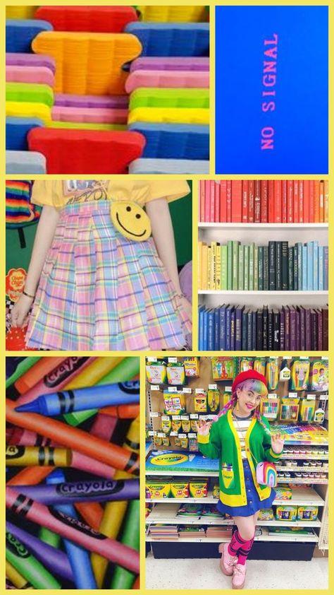 Vibrant Academia, Pastel Academia, Academia Aesthetics, Lalaloopsy Dolls, The Cardigans, Aesthetic Board, Academia Aesthetic, Saturated Color, Surreal Art