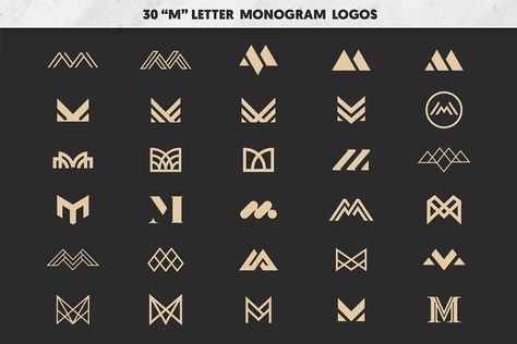 M Letter Logo Bundle Monogram Set bestmoment M Letter Design, Logos Gym, M Letter Logo, Monogram Template, Logo Monogramme, M Monogram, M Letter, Logo Bundle, Monogram Logo Design