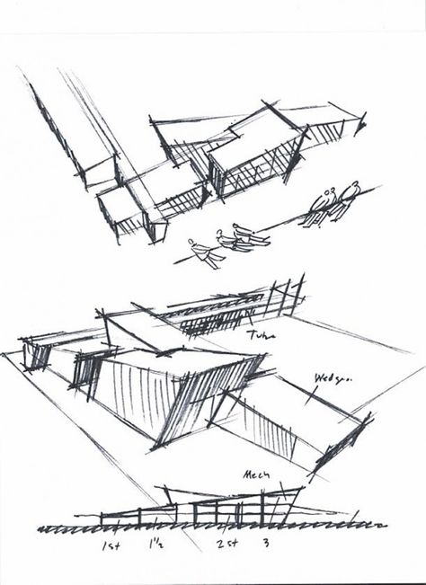 concept SKETCH — Architects: TCF Architecture... Conceptual Model Architecture, Conceptual Sketches, Architecture Sketchbook, Architecture Concept Diagram, Architecture Design Sketch, Concept Diagram, Architecture Concept Drawings, Architectural Sketch, Architecture Design Concept