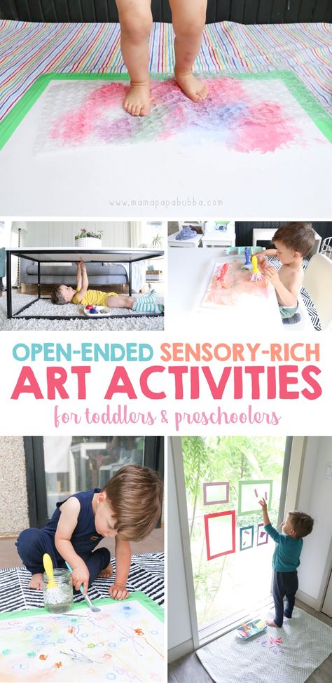 Boys Activities, Open Ended Art, Preschool Art Projects, Montessori Art, Art Activities For Toddlers, Rich Art, Sensory Activities Toddlers, Sensory Art, Toddler Arts And Crafts