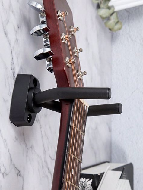 1pc Guitar Wall Mount Holder With Adjustable Soft Hook Universal Type Guitars Ukulele Bass Erhu Hangergitare,Guitar Chord Trainer,Ukulele Stand Multicolor    Stainless Steel     Office Furniture & Accessories, size features are:Bust: ,Length: ,Sleeve Length: Mounted Guitar, Ukulele Stand, Guitar Wall Mount, Storage Hooks & Racks, Guitar Storage, Guitar Wall, Guitar Ukulele, Office Furniture Accessories, Wall Mount Bracket