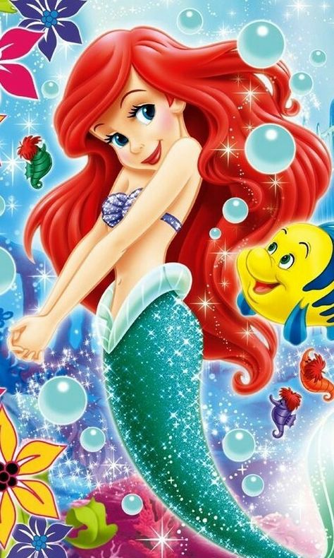 Ariel Wallpaper, Little Mermaid Wallpaper, Arte Aesthetic, Mermaid Wallpapers, Disney Princess Artwork, All Disney Princesses, Disney Princess Images, Disney Princess Ariel, Disney Ariel