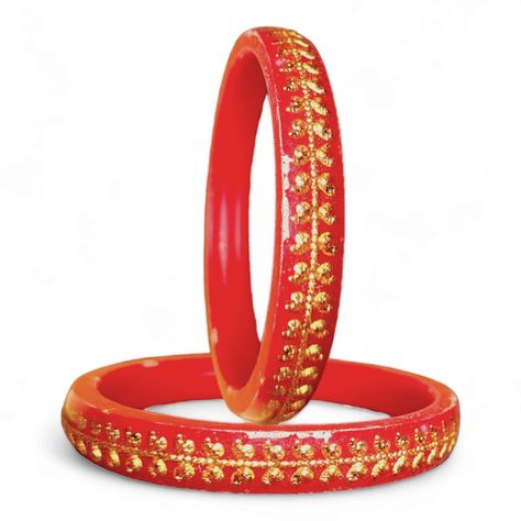 PRICES MAY VARY. Elegant Design: This set of 2 bangles features a stunning Red color, accented with gold plating, creating a visually striking and sophisticated look. High-Quality Materials: Crafted from high-quality materials, these bangles are durable and long-lasting, with a lamination process that enhances their shine and longevity. Versatile Style: The classic combination of Red and gold makes these bangles versatile for various occasions, whether it's traditional ceremonies, festivals, or contemporary events. Gold Plating: The gold-plated finish adds a touch of luxury and elegance to the bangles, elevating any outfit and making them a standout accessory. Authentic Presentation: Delivered in a charming box, these bangles are not only a stunning accessory but also a symbol of tradition Plastic Bangles, Bangles Gold, Box Gift, Red And Gold, Versatile Style, Designer Jewelry, Gold Bangles, Gold Plating, Red Gold