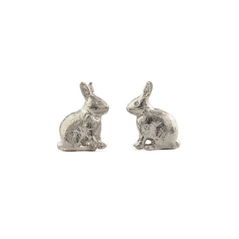 Description Two sitting bunnies in perfect detail become a pair of charming stud earrings! Specification Material: Sterling Silver or 22ct Gold Vermeil Height: 1cm Width: 0.7cm Product Code (sku): TCE1-S About Alex Monroe Alex Monroe jewellery is synonymous with a very British sense of style. Feminine, delicate and quirky, but above all consistently wearable. A much-loved brand worldwide, each and every piece is individually designed and handmade in England by Alex and his team of expert jewelle Museum Of Childhood, Looking For Friends, Bunny Earrings, Soft Toothbrush, Sterling Silver Stud Earrings, Unique Jewelry Designs, Exclusive Gift, Silver Stud Earrings, Woodland Creatures