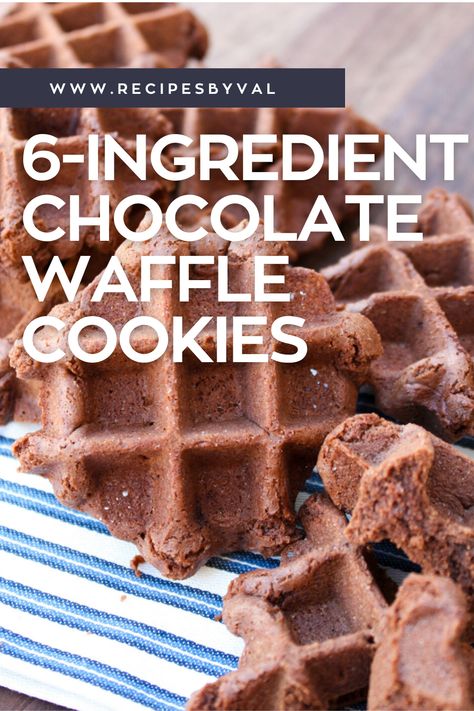 Chocolate Waffle Cookies Recipe, Waffle Iron Cookies Recipes, Waffle Cookies Recipe Holidays, Chocolate Waffle Cookies, Waffle Cookies Recipe, Iron Cookies, Cookie Waffles, Waffle Iron Cookies, Cafe Treats