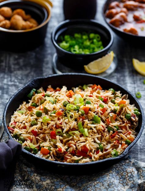 Easy Vegetable Fried Rice - So much Better than a Takeaway!  #friedricice #veganrice #chinese food Chinese Coleslaw, Vegetable Fried Rice Recipe, Cooking Quotes, Chinese Vegetables, Vegetable Fried Rice, Easy Vegetable, Chinese Cabbage, Fried Vegetables, Bean Curd