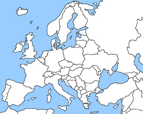 Blank map of Europe shows the political boundaries of the Europe continent. Description from gesoryba59.tumblr.com. I searched for this on bing.com/images Europe Map Printable, Eastern Europe Map, Mobil Futuristik, European Map, Europe Continent, Asia Map, Map Pictures, Classical Conversations, Google Search Results