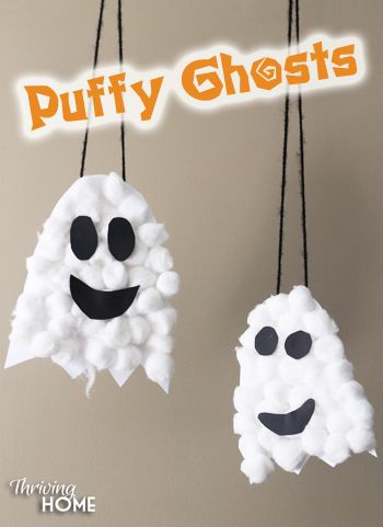 Halloween Crafts for Kids - The Idea Room Halloweenpyssel Barn, Høstaktiviteter For Barn, Veselý Halloween, Classroom Halloween Party, Bricolage Halloween, Halloween Infantil, Ghost Crafts, Halloween Crafts Preschool, Halloween Crafts For Toddlers