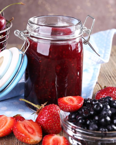 This is always the favorite out of all my jams and jellies that I make.  - Triple Berry Jam