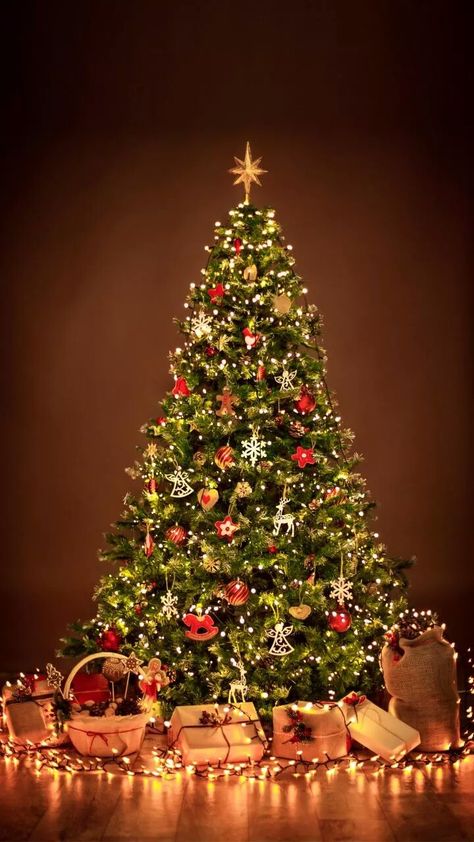 Christmas Tree Wallpaper, Merry Christmas Wallpaper, Xmas Wallpaper, Christmas Scenery, Christmas Phone Wallpaper, Cute Christmas Wallpaper, Merry Christmas Images, Christmas Tree Inspiration, Christmas Feeling