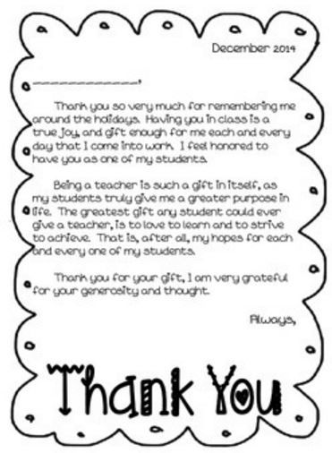 Efficiency in sending student Thank you Cards - Make a template. #brilliantideas Letter To Students, Christmas Teaching, Finding Myself, Letter To Teacher, Teacher Thank You Cards, Christmas Kindergarten, Preschool Graduation, Letter To Parents, Teacher Cards