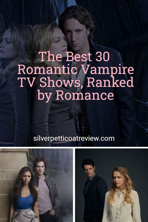 Vampire Tv Shows, Romance Tv Series, Fantasy Series Tv Shows, Romantic Tv Shows, Best Tv Show Couples, Fantasy Romance Movies, Romance Tv Shows, Dark Romance Movies, Vampire Diaries Damon And Elena