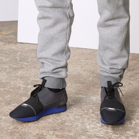 BALENCIAGA Race Runners Race Shoes U f Balenciaga Race Runner, Collection Of Shoes, Shoes Balenciaga, Running Race, Mens Footwear, All Black Sneakers, Online Boutique, Sneakers Fashion, Balenciaga