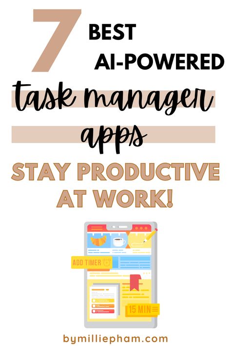 ai-task-manager-app Task Management App, Productive At Work, Workplace Productivity, Hr Jobs, Task Manager, Work Productivity, Organization Apps, Stay Productive, Office Manager