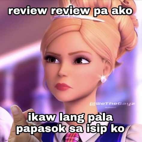 Kanal Humor Pics School, Funny Motto Tagalog For School, Tagalog Jokes Humor Filipino Funny School, Bratz Meme Text Tagalog, Filipino School Aesthetic, Chismosa Picture Filipino, Filipino School Memes, Barbie Jokes Funny Pictures, Debate Memes Funny