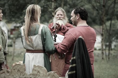 If you have a Viking wedding coming up: see 100s of Viking Wedding products - visit our website!    #vikingwedding #weddingseason #weddinggifts #vikinggifts #vikingwoman #weddinginthewoods #alternativebride #alternativewedding #anniversarygifts #vikinganniversary #artisanwedding #artisanjewelry #pagangift #paganwedding #weddinginspiration #pagan #witchy #heathen #heathenwedding #vikingjewellery #vikingjewelry #drinkinghorn #groomsmengift #handmade #vikinglife #norwaywedding #weddingsupply Viking Wedding Suit, Heathen Wedding, Wedding Suit Men, Norway Wedding, Scandinavian Wedding, Viking Jewellery, Pagan Wedding, Viking Life, Viking Wedding