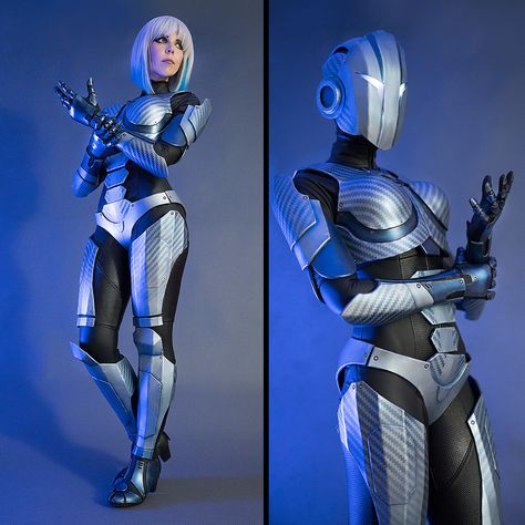 Kamui Cosplay - I turned myself into a cyborg! 🤖 Buff Beidou, Cyberpunk Cosplay Female, Robotic Outfit, Future Costume Ideas, Biopunk Fashion, Android Costume, Robot Costume Diy, Robotic Armor, Robot Outfit