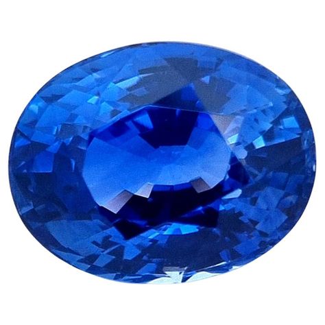 A breathtaking natural Blue Sapphire. This Oval cut Sapphire weighs over 10 carats in size. It exhibits a fine Blue color tone certified by the GRS as 'Cornflower Blue' and has no heat treatment whatsoever. With the combination of its open Blue color, incredible crystal and lustre, and a clarity that is virtually Internally Flawless, this rare gemstone is one that will be an exceptional addition to any collection. This stone can be purchased as a standalone item or can be made into a bespoke pie Cornflower Blue Sapphire, Sapphire Stones, Rare Gemstones, Natural Blue Sapphire, Color Tone, Cornflower Blue, Sapphire Gemstone, Colour Tone, Oval Cut