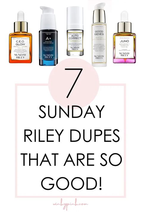 7 Sunday Riley Dupes That You Will Love - Winky Pink Good Genes Sunday Riley, Sunday Riley Ceo, Vichy Liftactiv, About Skincare, Post Acne Marks, Acne Dark Spots, Store Hacks, Raspberry Seeds, Raspberry Seed Oil