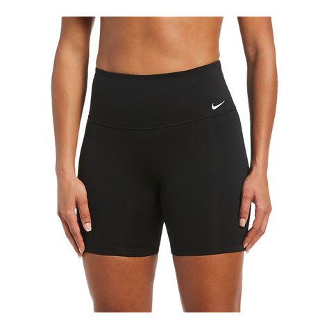 Nike Swim Shorts, Nike Noir, Swim Leggings, Swim Shorts Women, Nike Swim, Streamlined Design, Active Wear Shorts, Shorts Women, Women Lifestyle