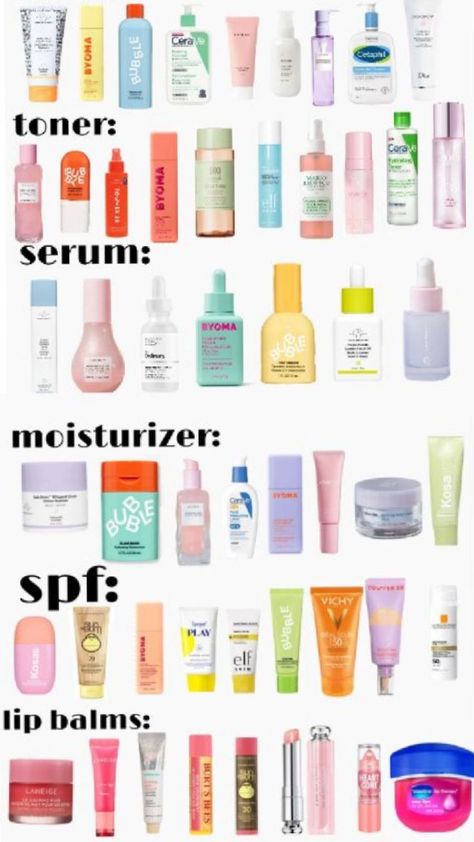 Healthy Skincare Products, Good Skincare Products, Healthy Hygiene, Dream Products, No Makeup Makeup, Cheap Skin Care Products, Drugstore Foundation, Drugstore Skincare, Preppy Stuff