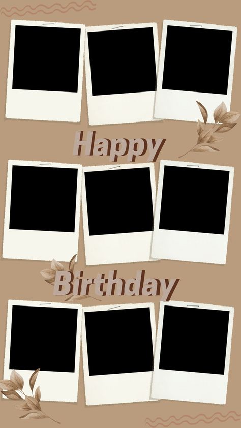 Happy Birthday Template Happy Birthday Template Aesthetic, Happy Birthday Bestie Instagram Story Template Aesthetic, 30th Birthday Instagram Story, Background For Birthday Story, Happy Birthday Bff Instagram Story, Happy Birthday Instagram Story Template Aesthetic, Bff Birthday Story, Birthday Ig Story Ideas Template, Happy 18th Birthday Instagram Story