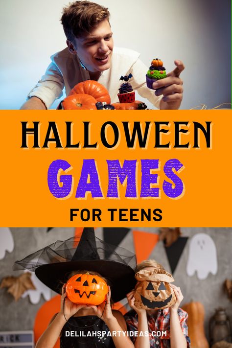 Teenage Halloween Party Games, Middle School Halloween Party Ideas, Halloween Games For Middle Schoolers, Fun Halloween Games For Teens, Halloween Games For 4th Graders, Halloween Teen Party Ideas, Teenager Halloween Party Ideas, Gross Halloween Games, Teenage Halloween Party Ideas