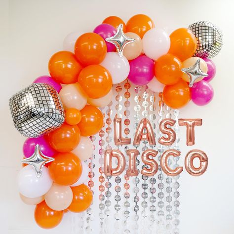 PRICES MAY VARY. ★ All-in-One Kit: Decorating Bachelorette party decorations with Last Disco Balloon Garland Kit! ★ High-Quality Material: Non-toxic and Environmentally Friendly, Foil Balloon can be reused. ★ Easy to Assemble: It comes with all the tools you need to set up for the party! ★ Ideal gift: A perfect gift for Bachelorette party decorations! ★ 100% Liked & Best Service:If you have any questions about our products,please contact us immediately,we will resolve it as soon as possible. Pac Color Themed Bachelorette Party, Decades Bachelorette Party, Dazed And Engaged Bachelorette Party Decor, Desert Disco Bachelorette Party, Groovy Disco Bachelorette Party, Pink Disco Bachelorette, Groovy And Boozy Bachelorette, Disco Balloon Garland, 2024 Bachelorette