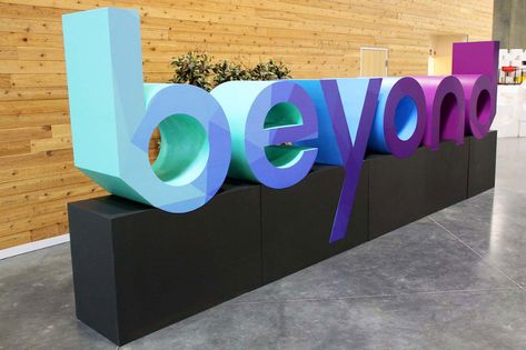 3D Logos Project Gallery - WhiteClouds 3d Signage, 3d Logos, Giant Letters, Corporate Event Design, Sign Board Design, Design Club, Foam Letters, Interactive Walls, 3d Logo Design