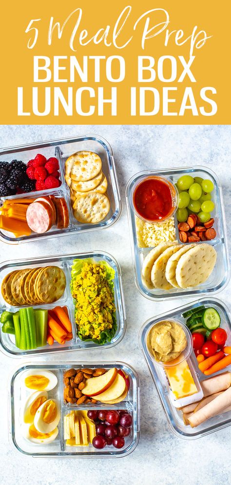 These Healthy Bento Lunch Box Recipes are perfect for back to school and are the equivalent of adult lunchables! Try pizza, turkey & hummus, egg & cheese and more! #bentolunch #bentobox #mealprep #lunchideas #backtoschool Breakfast Plating, Bento Box Lunch For Adults, Healthy Bento Lunches, Healthy Bento, Teacher Lunches, Adult Lunchables, Cold Lunch, Box Recipes, Snack Boxes