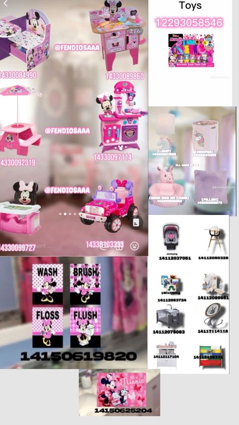 Bloxburg kid stuff with codes!!! (girly edition) I will be posting more bloxburg codes and codes in general!! Bloxburg Playroom, Bloxburg Decals Codes Aesthetic, Decals Codes, Kids Decals, Bloxburg Codes, Girl Decals, House Decorating Ideas Apartments, Bloxburg Decals Codes, Decal Codes