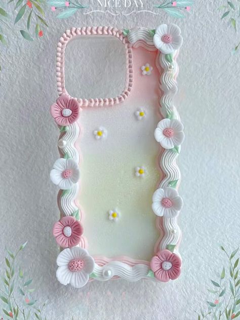 Sakura Decoden Phone Case for All Brand, Ombre Icing Decora Phone Case, Handmade iPhone 14 Case, Samsung, Android All model available. Leave messages for us if your model is not list above. Decoden Phone case need 10-15 days to dry out. We will send out your package as soon as possible. ❗️About Product - Every decoden product is made by hand, so we can not guarantee that the product will as same as the one in picture, and there may have some small differences and imperfections. So every product is unique, and I think this is the charm of handwork.  - Please keep away from children and pets and advise them not to put it into there mouths.  - You can wash it or wipe it but do not put decoden products under direct sunlight or high temperature.  - We do not accept any returns and exchanges, pl Decoden Phone Case Simple, Deco Phone Cases, Cream Glue Phone Case, Diy Phone Case Design, Decoden Case, Decoden Phone Case, Handmade Phone Case, Diy Case, Rick Y Morty