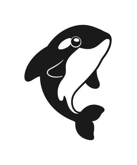 Cute Orca Cartoon, Cute Orca Drawing, Orca Doodle, Orca Whale Drawing, Cartoon Orca, Orca Illustration, Orca Drawing, Cute Orca, Whale Vector