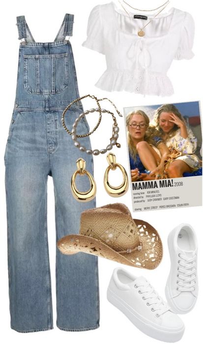 Mamma Mia Outfit | ShopLook 70s Mama Mia Outfits, Plus Size Mamma Mia Outfits, Momma Mia Halloween Costumes, Mamma Mia Dress Up Party, Mamma Mia Party Theme Outfits, Mamma Mia Outfit Aesthetic, Mama Mia Costume Ideas, Mamma Mia Disfraz, Tanya Mamma Mia Outfit