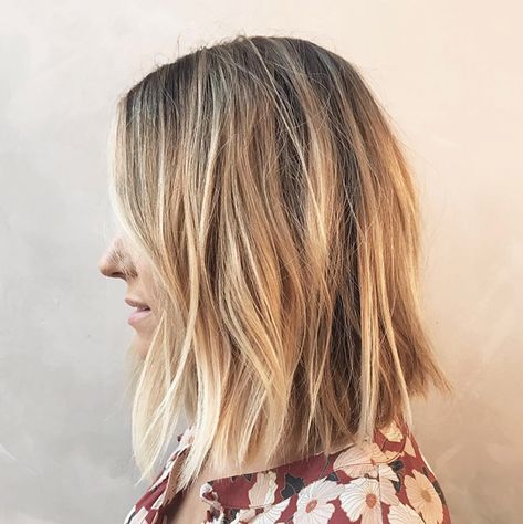 Beauty Note: Everything You Need to Know If You’re Considering a Bob or Lob - Lauren Conrad Black Hair Hairstyles, Shoulder Length Bob Haircut, Choppy Bob Hairstyles, Ombré Hair, Girl Haircuts, Long Blonde, Long Hair Girl, Long Blonde Hair, Long Bob